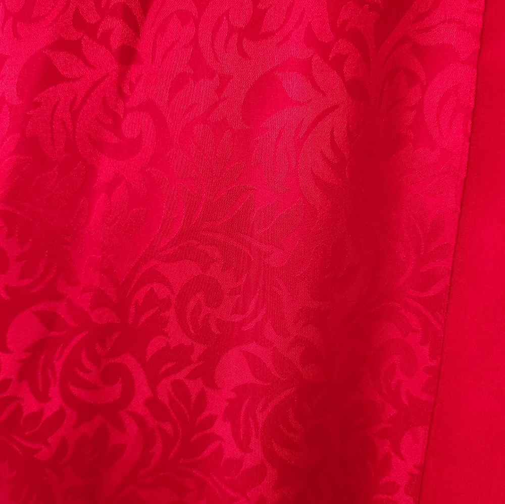 ❤️ Vintage 80's Bright Red Robe❤️ - Picture 3 of 4